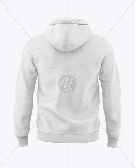 Men's Hoodie Mockup - Back View