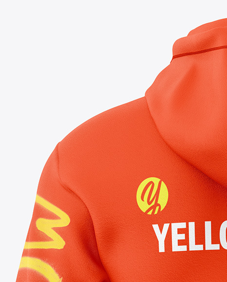 Men's Hoodie Mockup - Back View