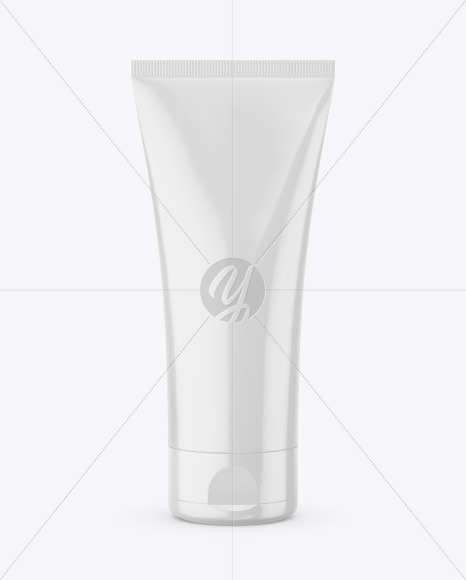 Glossy Cosmetic Tube Mockup