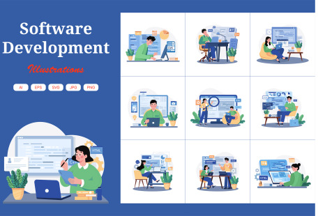 M641_Software Development Illustration Pack