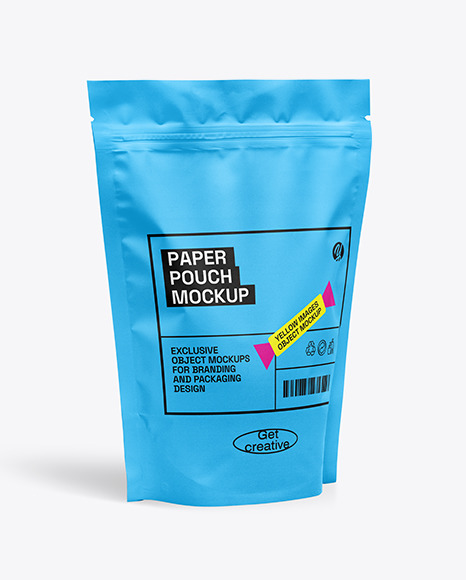 Stand-Up Pouch W/ Zipper Mockup