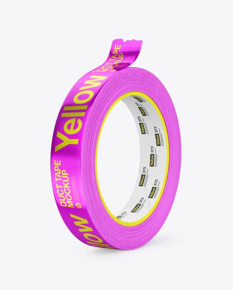 Metallic Duct Tape Mockup