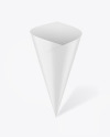 Paper Ice Cream Cone Mockup