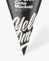 Paper Ice Cream Cone Mockup