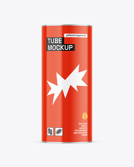 Glossy Tube Mockup