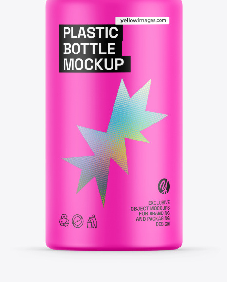 Matte Cosmetic Bottle Mockup