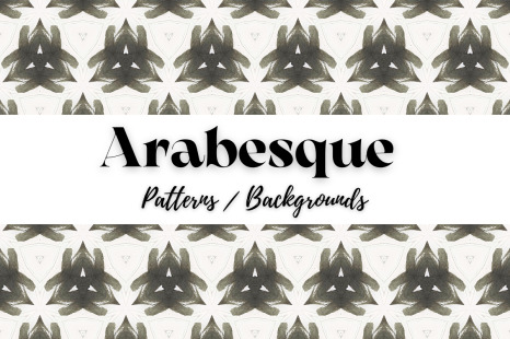 13 Arabesque Patterns/Backgrounds