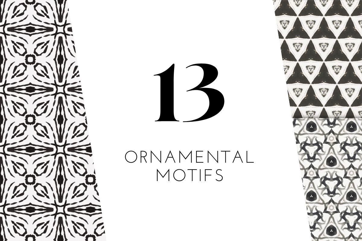 13 Arabesque Patterns/Backgrounds