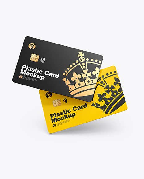 Plastic Cards Mockup
