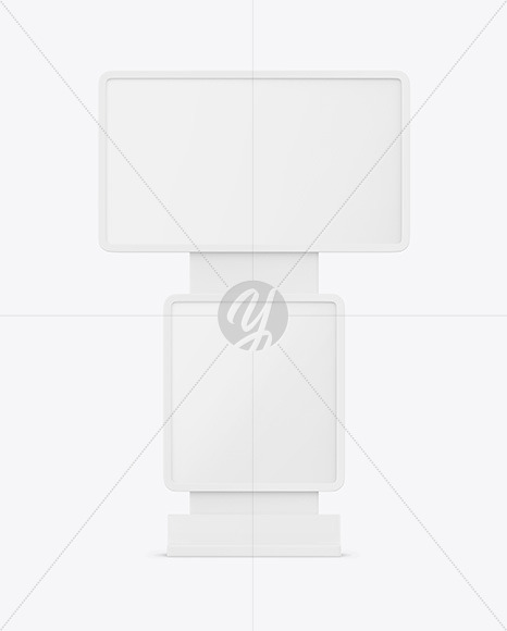 LED Advertising Stand Mockup