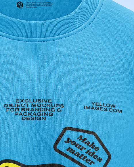 Men's Oversized T-Shirt Mockup - Front View