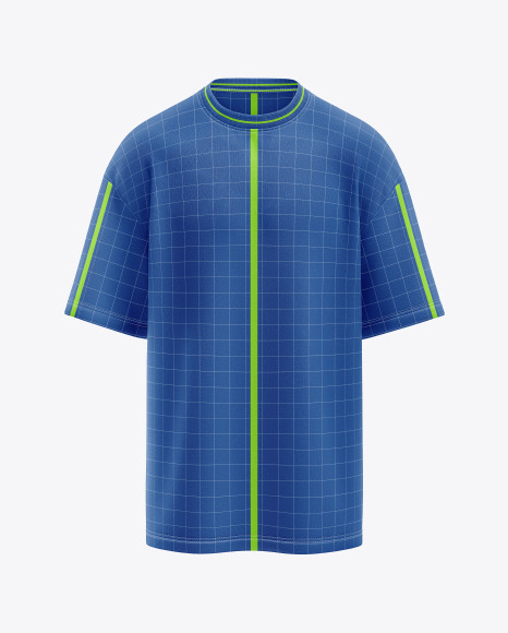 Men's Oversized T-Shirt Mockup - Front View