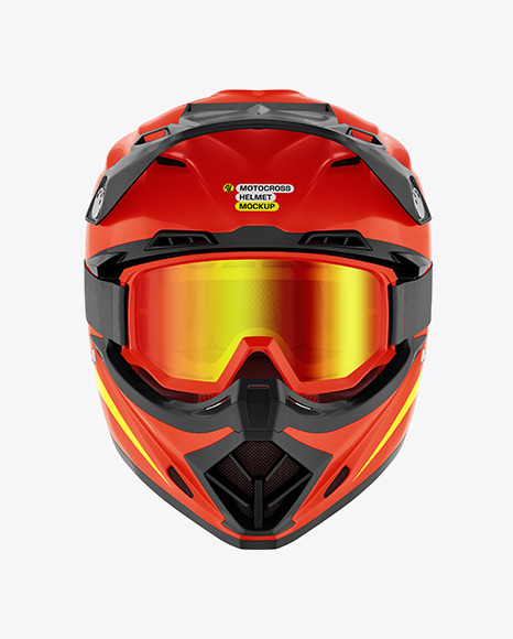 Motocross Helmet Mockup