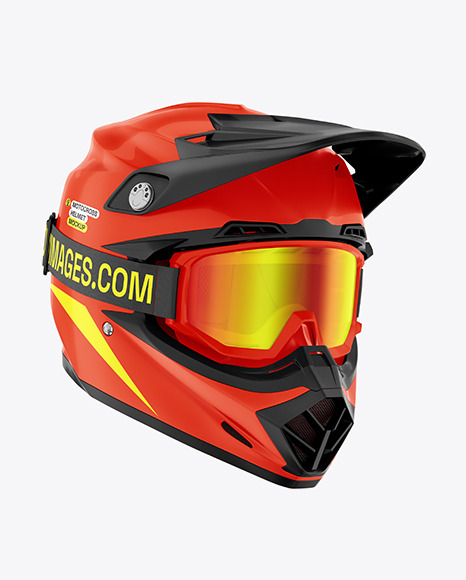 Motocross Helmet Mockup