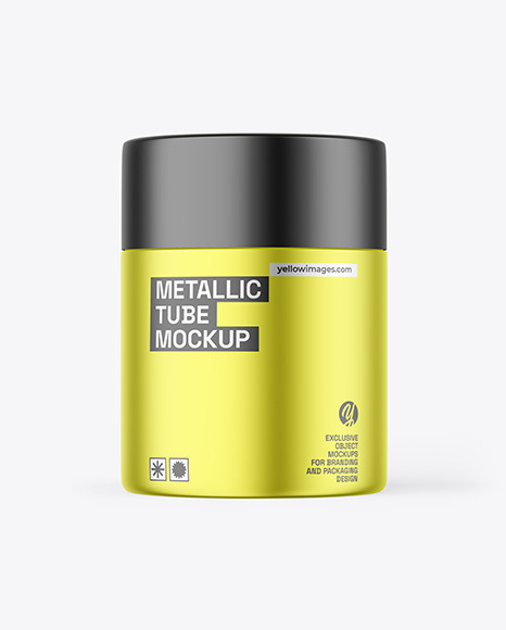 Metallized Paper Tube Mockup