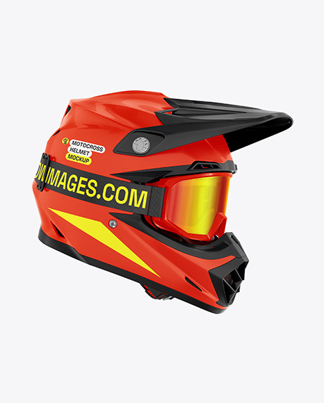 Motocross Helmet Mockup