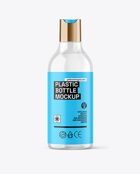 Clear Cosmetic Bottle Mockup