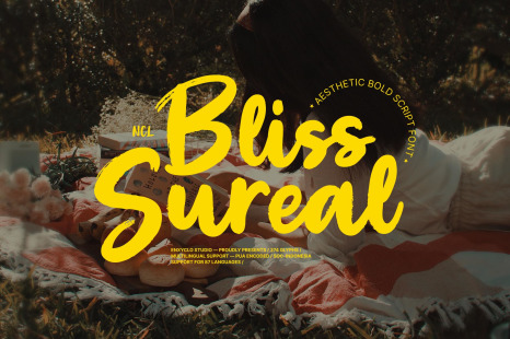 NCL BLISS SUREAL - Bold Script Font
