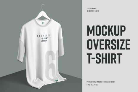 11 Mockups Oversize T-shirt