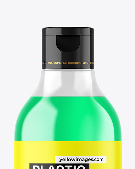 Color Liquid Cosmetic Bottle Mockup