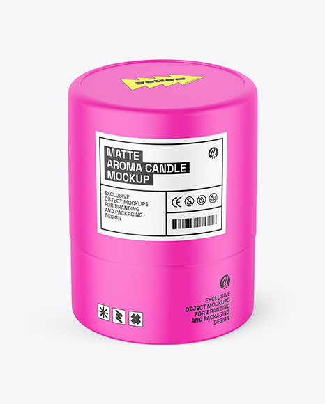 Matte Candle Mockup