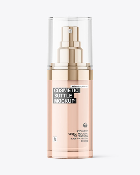 30ml Double-Wall Glass Spray Bottle Mockup