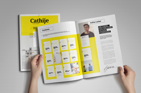 Cathije - Business Magazine Template