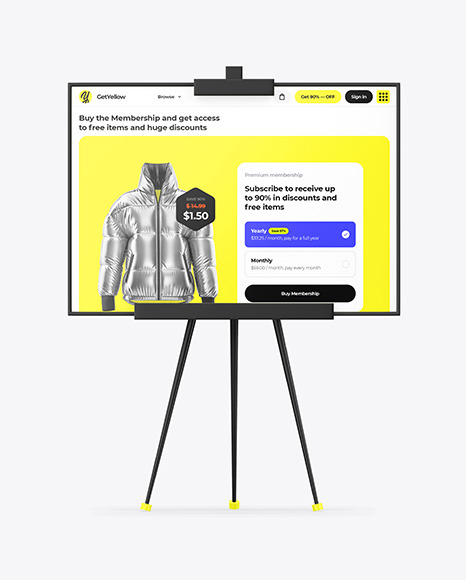 Advertising Stand Mockup