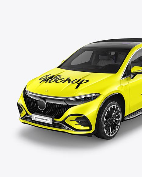 Electric Crossover SUV - Half Side View