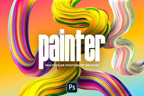 Painter: Multicolor Brushes for Photoshop