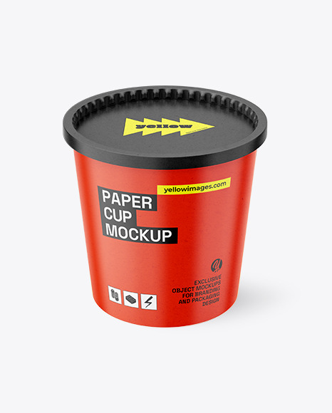 Kraft Paper Cup Mockup