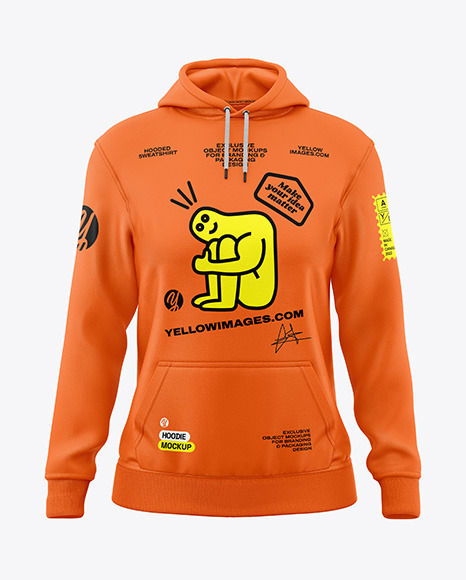 Women’s Hoodie Mockup - Front View