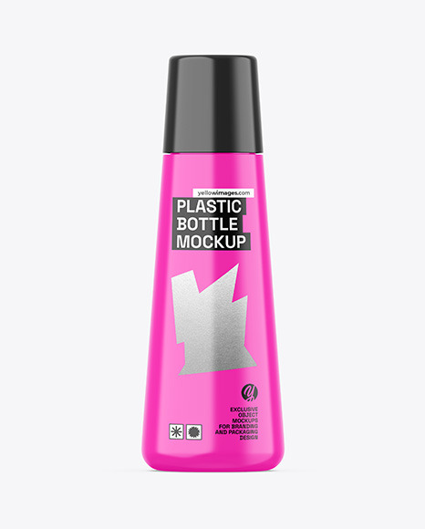 Glossy Cosmetic Bottle Mockup