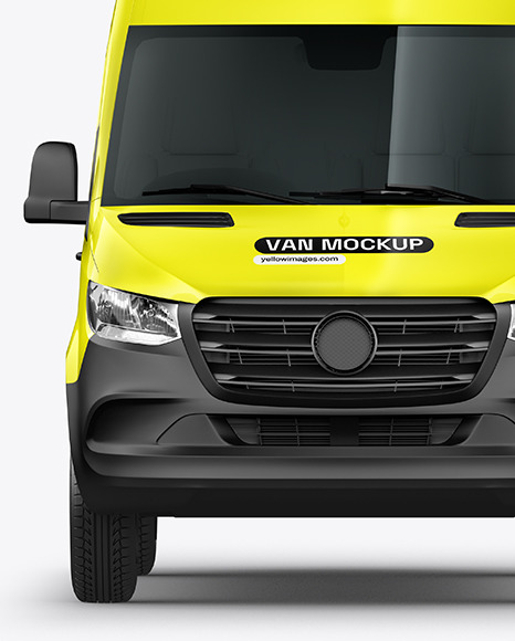 Van Mockup - Front View