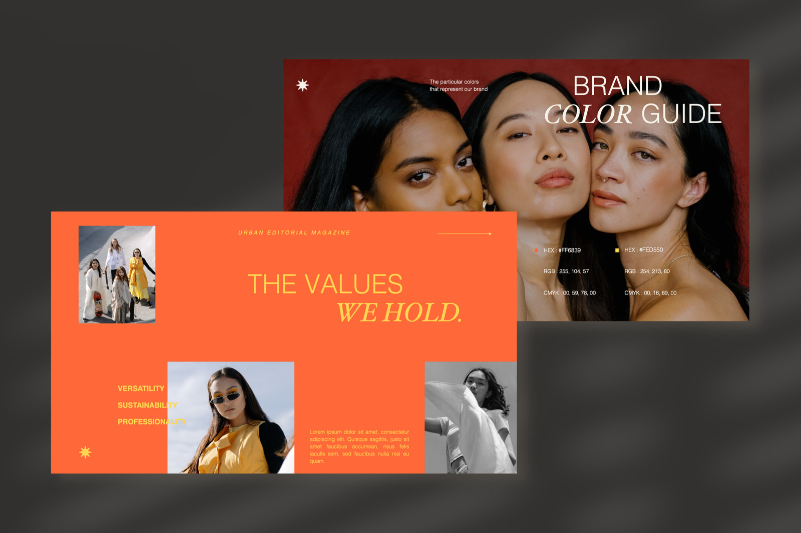 Sonica – Bold Urban Editorial Magazine Brand Guidelines Presentation