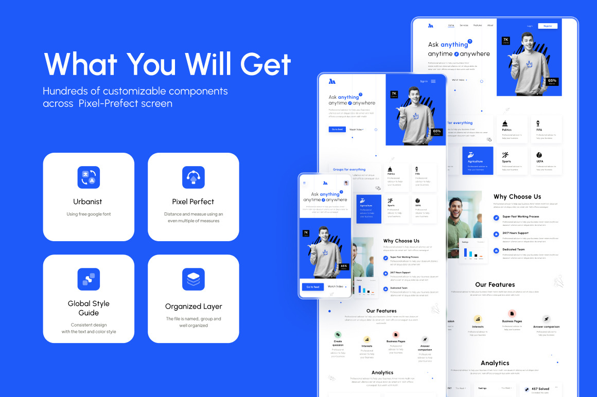 Community Website UI Kit
