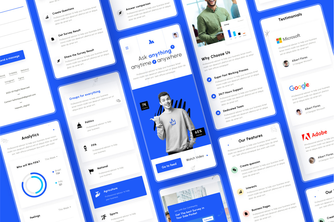 Community Website UI Kit