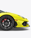 Sport Car Mockup - Side View