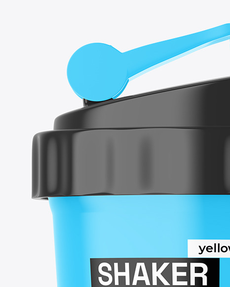 Glossy Shaker Bottle Mockup