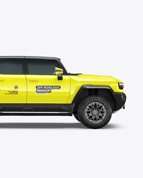 Electric Off-Road SUV Mockup