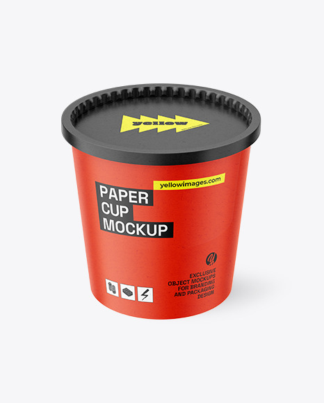 Matte Kraft Cup Mockup
