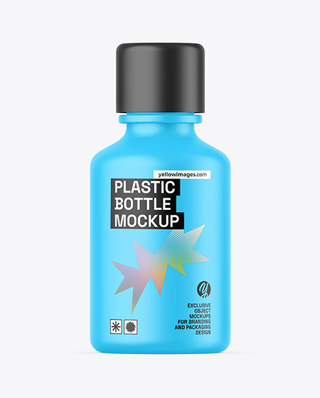 Matte Cosmetic Bottle Mockup