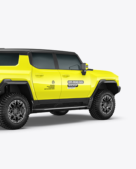 Electric Off-Road SUV Mockup
