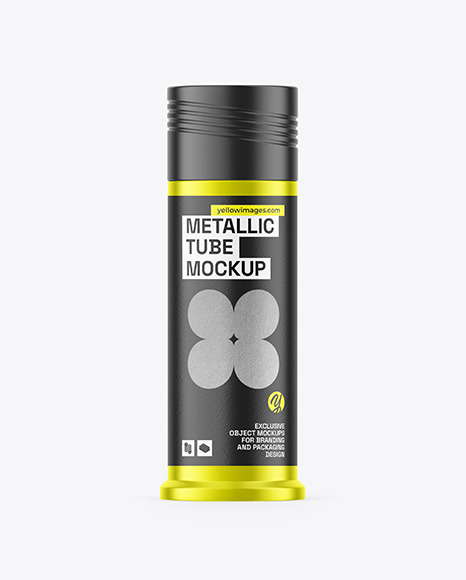 Metallic Tube Mockup