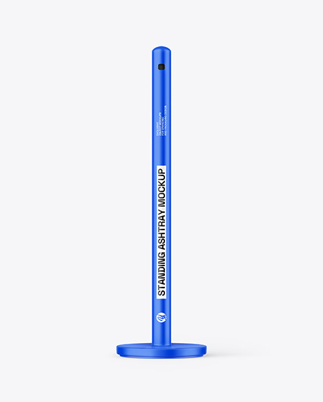 Matte Standing Ashtray Mockup
