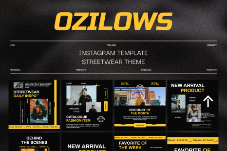 Ozilows Urban Instagram Templates