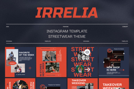 Irrelia Urban Instagram Templates