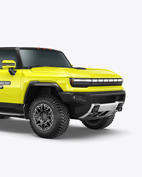 Electric Off-Road SUV Mockup