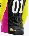 Men's Full-Zip Cycling Jersey Mockup