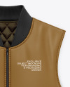 Cotton Vest w/ Patch Pockets Mockup